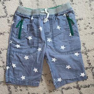 Mini Boden Kids Star Shorts. Elastic waist with drawstring. 10yr old